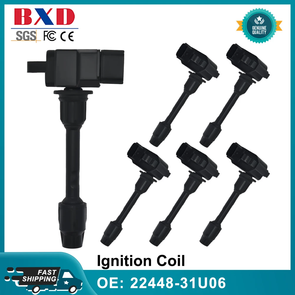 

1/6 PCS OEM 22448-31U00 22448-31U06 22448-31U01 22448-31U16 MCP-1300 Ignition Coil For Nissan MAXIMA QX INFINITI I30 2.0 2.5 3.0