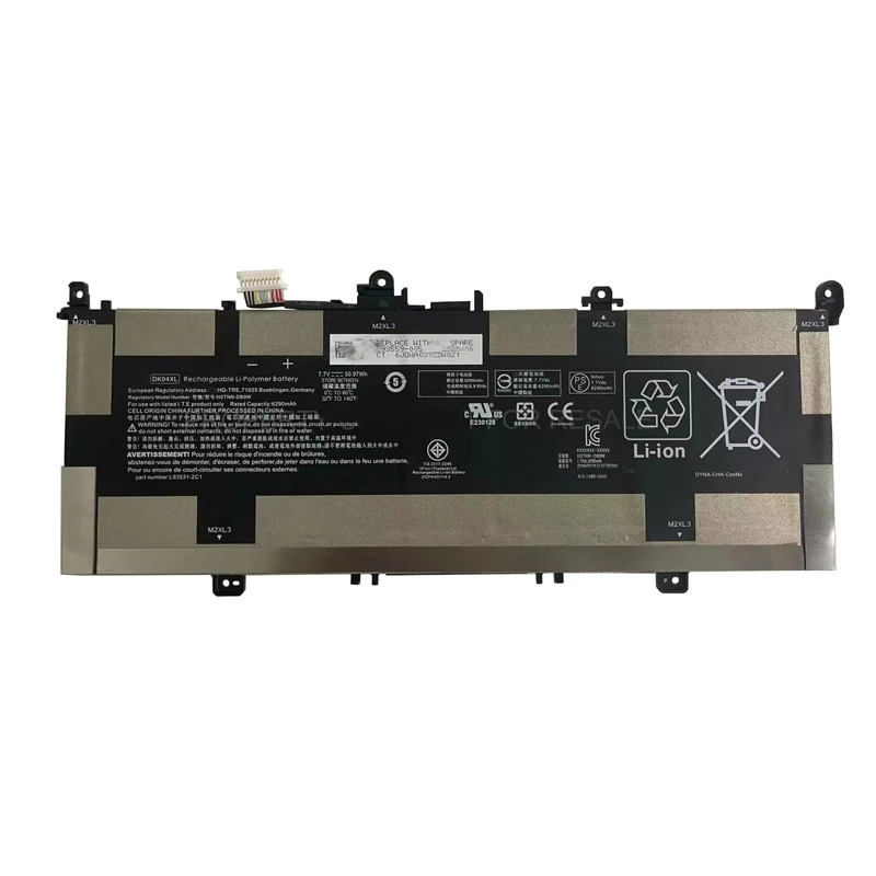 Batería Original para HP Elite C1030, HSTNN-DB9W para Chromebook L93531-2C1, 7,7 V, 50.97Wh, DK04XL, nueva