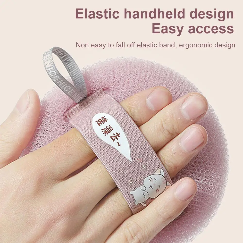 Sfere di spugna da bagno Spazzola per pulizia Soffio per doccia Detergente per il corpo Scrubber esfoliante Sfera da bagno Spazzola per massaggio 3D Forniture per il bagno