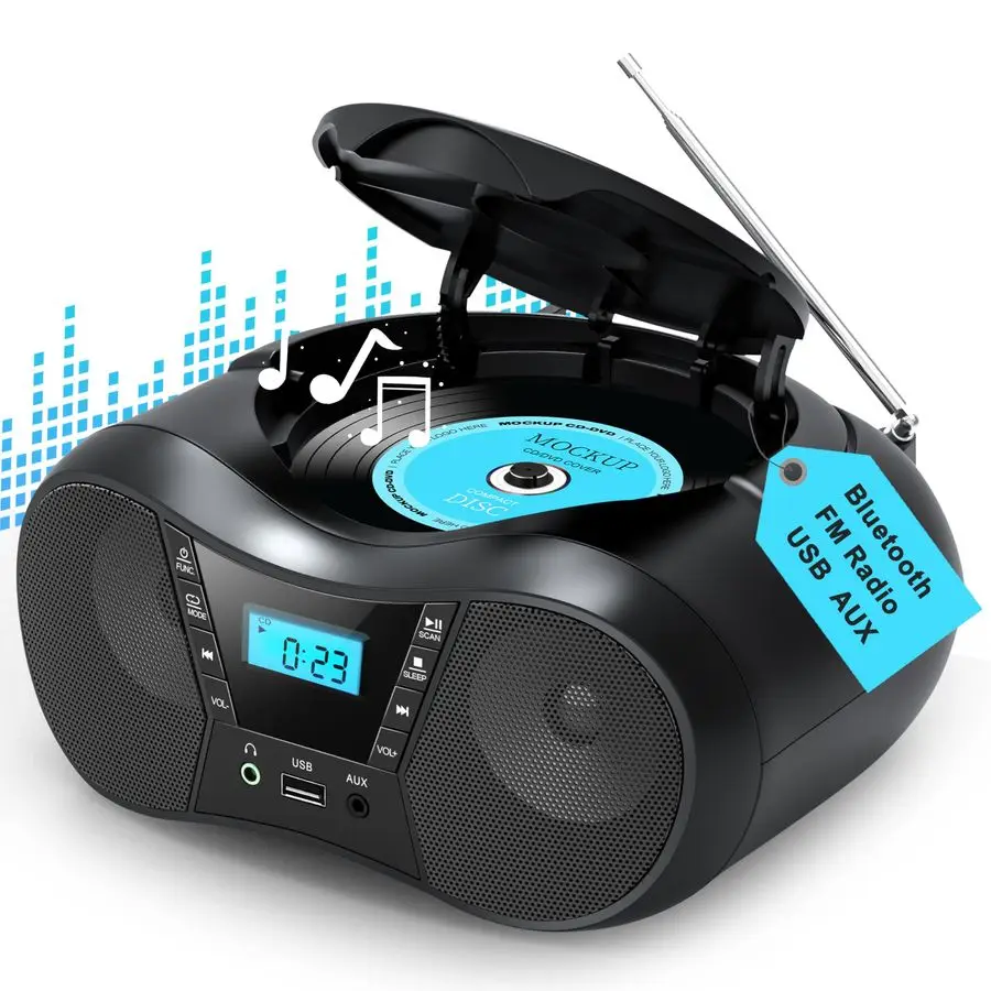 Boombox Portable Cd…