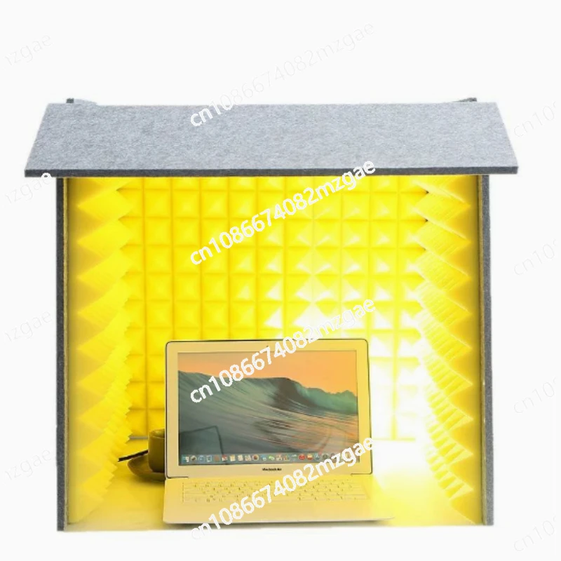 

Звукоизолирующая кабина для записи на рабочем столе, звукоизолирующая панель для домашнего чтения, звукопоглощающая панель, звукоизолированная кабина.