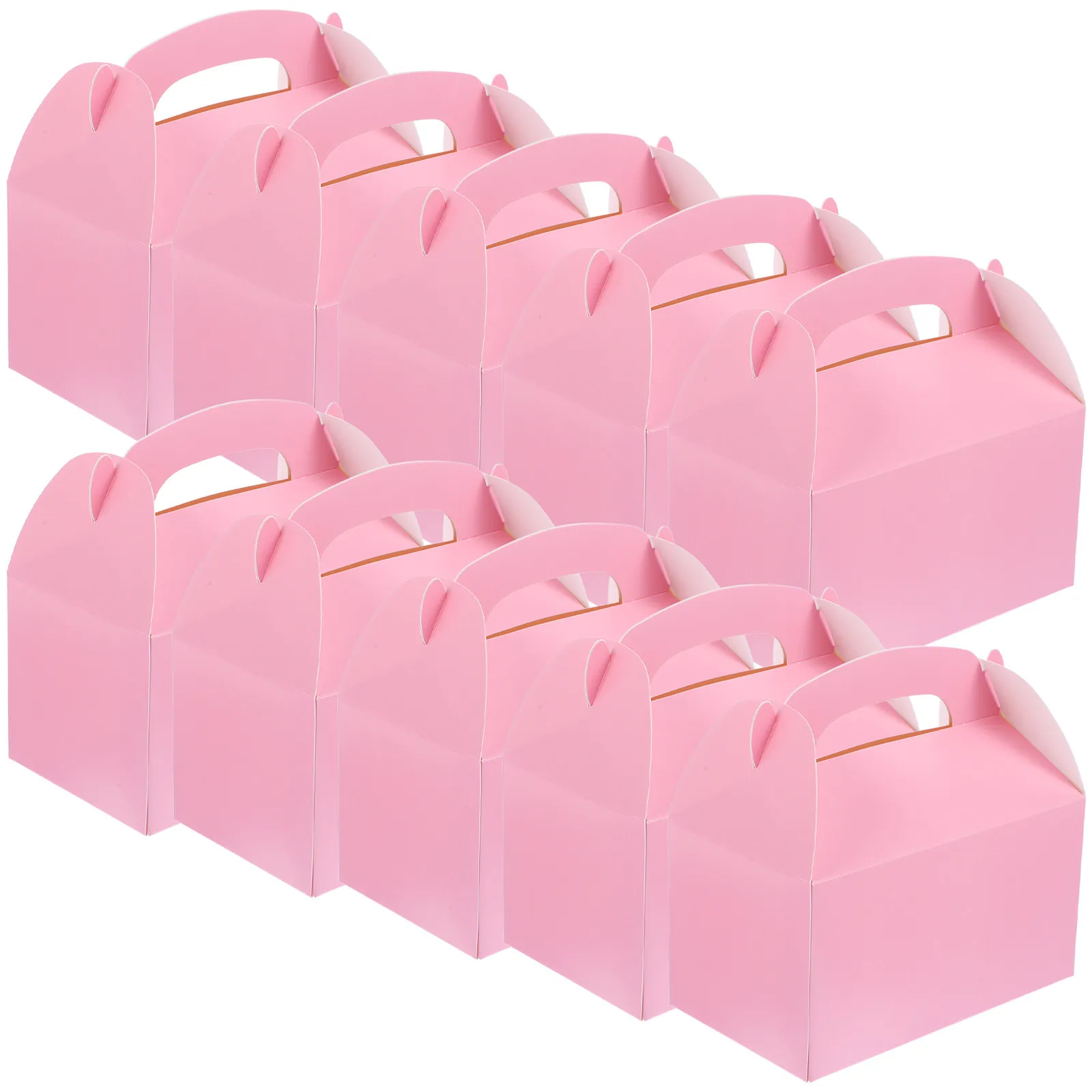 10Pcs Cake Box Premium Gable Dessert Boxes for Bakery Pastry Cupcake Cookies Packaging Party Treats Gift Gable Boxes