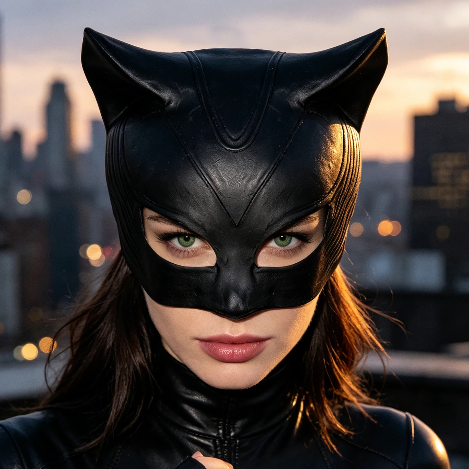 1 Stück Katzenkostüm-Maske, aus Latex, weich und langlebig, mit realistischen Details, geeignet für Maskenbälle und Karnevalspartys, Cosplay-Requisite