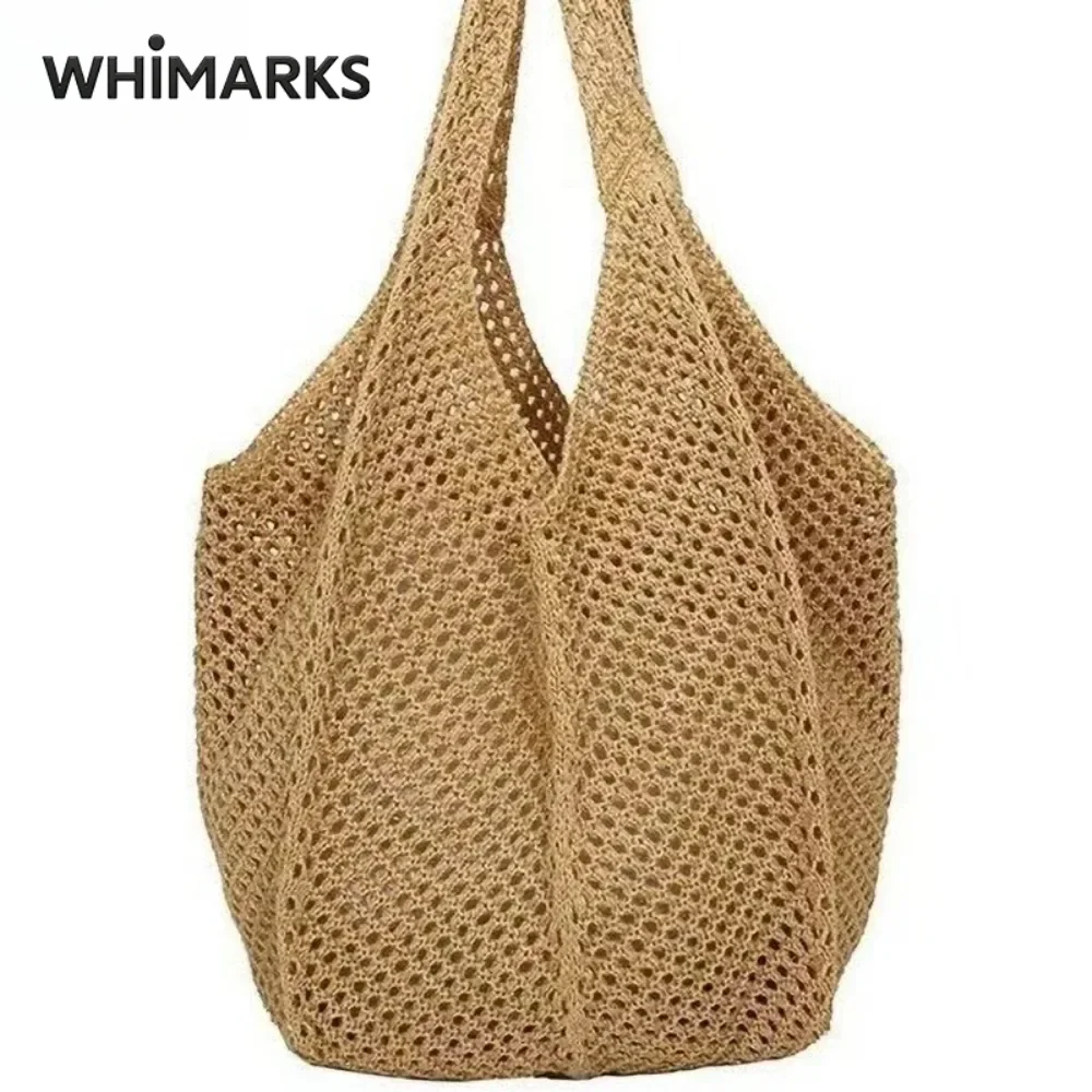 Crochet Market Bag - Sac à bandoulière tissé pour femmes