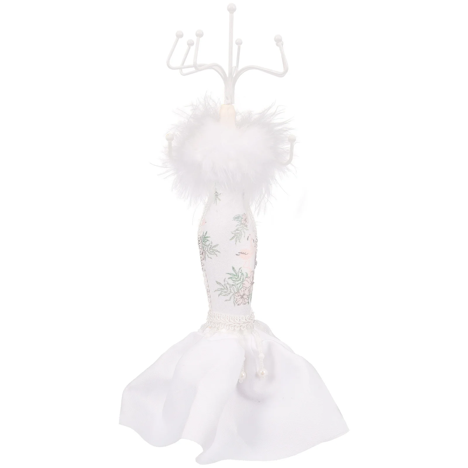 Jewelry Stand Necklace Holder Elegant Display Rack for Bedroom Bathroom Jewelry Organizer and Display Rack Necklace Holder