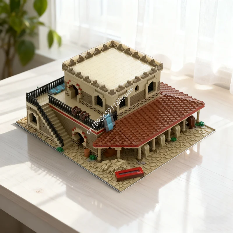 

4656 шт. MOC Age Empires Стабильная ближневосточная игровая модель игрушки Строительные блоки Рождественские подарки Архитектура DIY идея Кирпич Дети