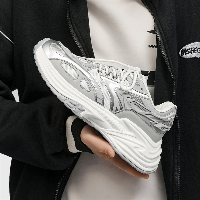 

Мужская повседневная спортивная обувь на толстой подошве — многофункциональный стиль бега, легкая дышащая подкладка. Идеально подходит для улицы A