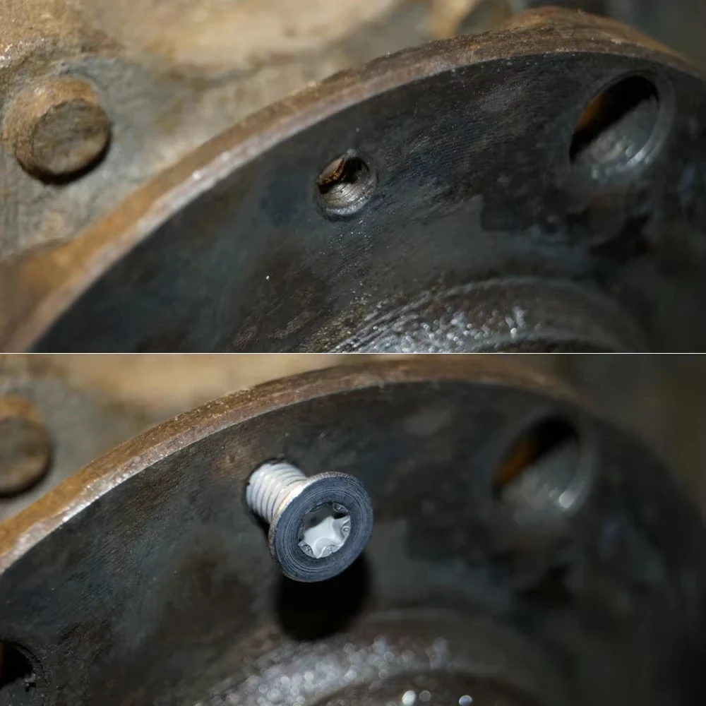 4 قطعة قرص فرامل الاحتفاظ مسامير غاطسة الترباس للجولف 4 باسات B5 بولو 6R توران 1T اوكتافيا 1Z فابيا 6Y N 10648301   ن 10112603