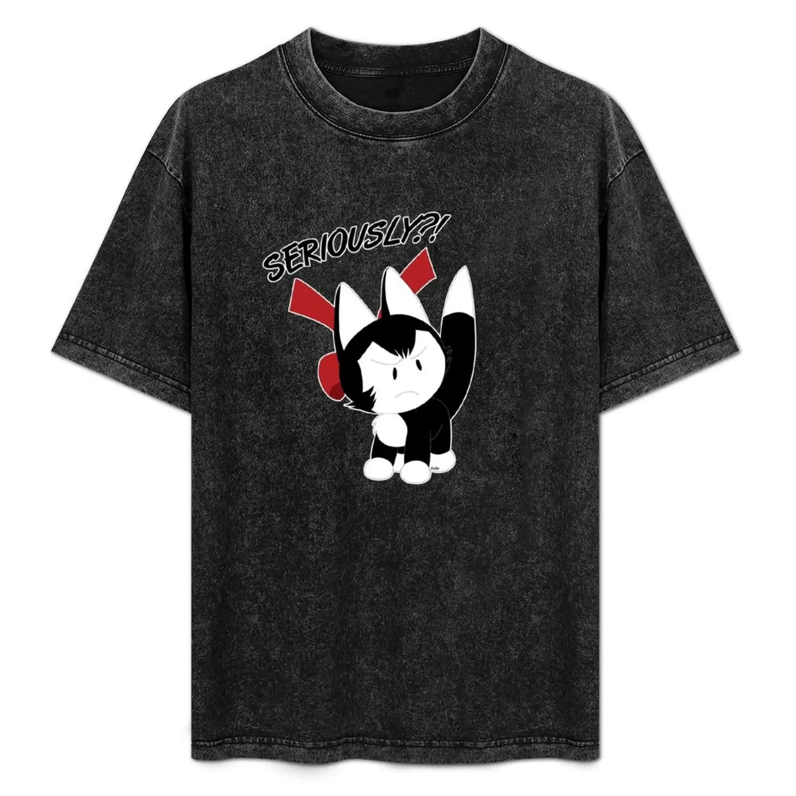 

Chao - Seriously! T-Shirt Soft Touch Basic Cotton T-Shirt