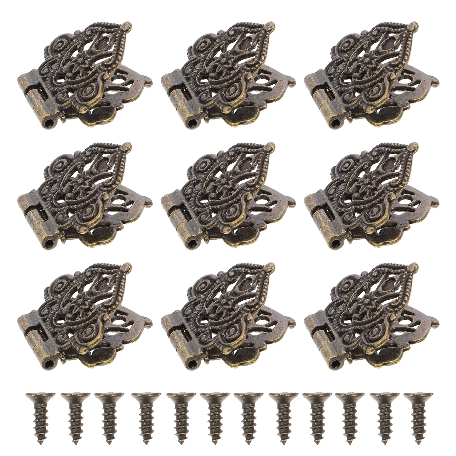 

20pcs Wooden Vintage Decorative Retro Cabinet Durable Zinc Alloy Strong Sturdy Long Lasting Not Easy to Rust for Gift