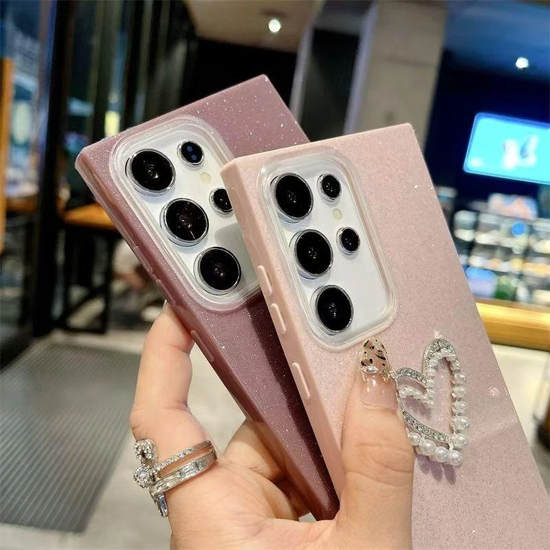 جديد ثلاثية الأبعاد لؤلؤة الحب القلب بريق جراب هاتف ل Redmi نوت 11 برو زائد SE 10 9 برو ماكس 10S 10 لايت 10T 9T 8 7 برو 7S 4G 5G غطاء #4