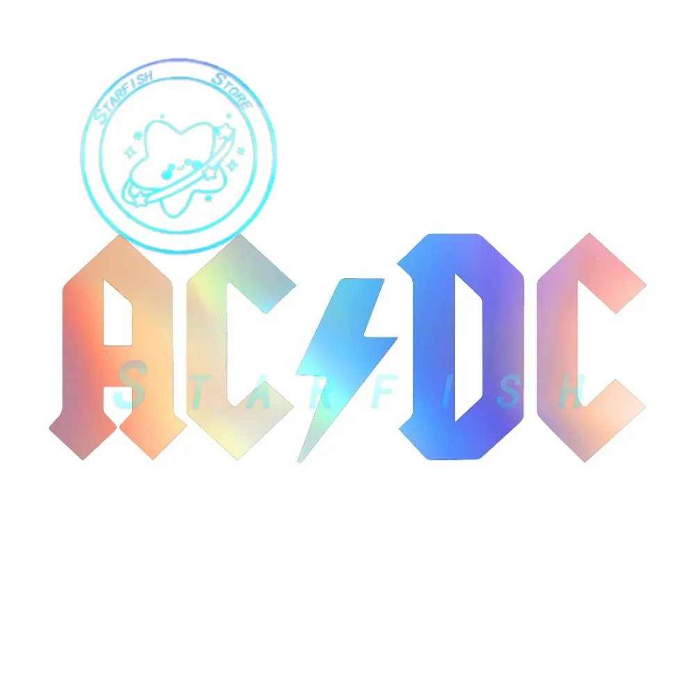 

AC/DC Cartoon Car and Motorcycle Decorative Design Stickers PVC Material Waterproof and Sun Proof Carving Process