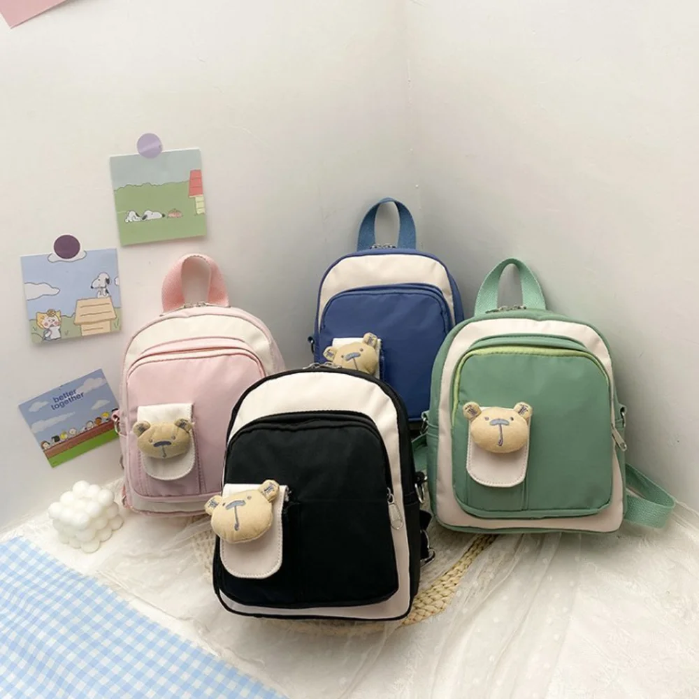 Bambini borse per bambini scuola materna ragazzi ragazze bambini peluche zaino Cartoon Cute Child neonato bambino scuola studenti borsa