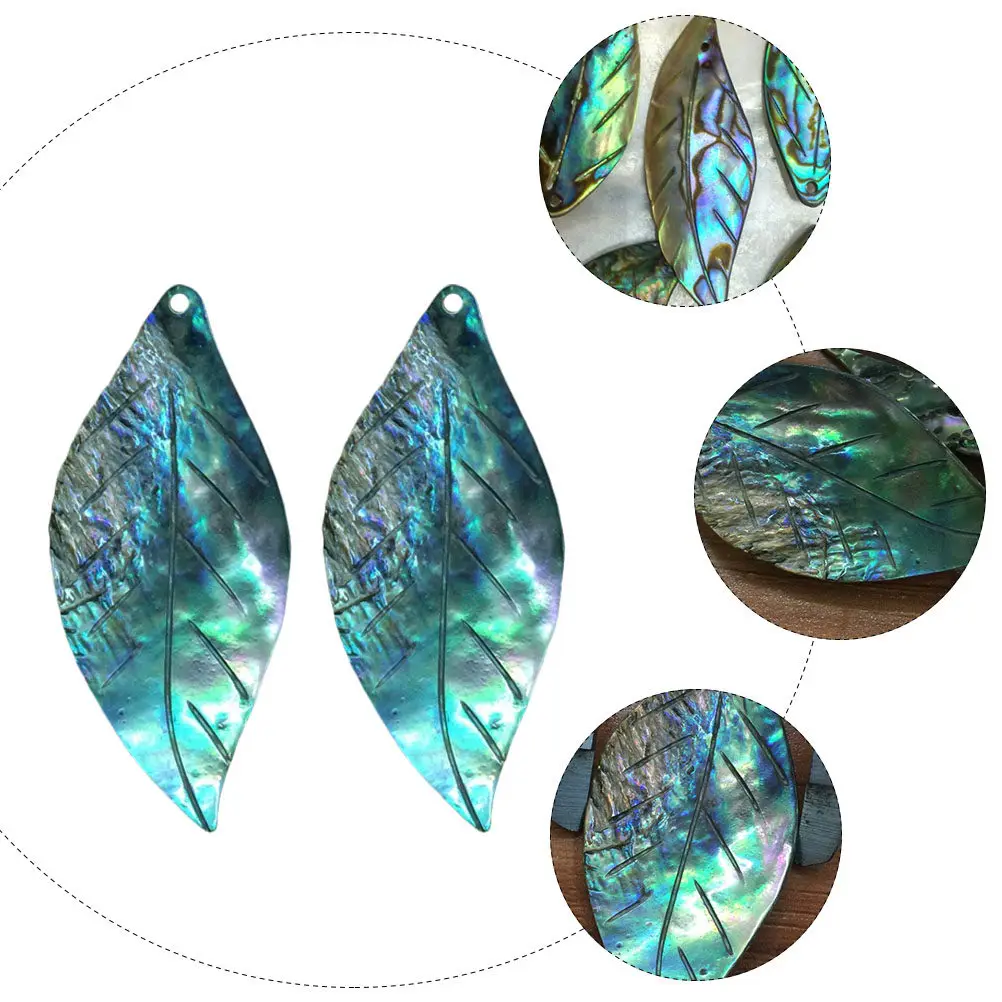 

4Pcs Realistic Leaf Shaped Charms for Jewelry Crafting Ideal DIY Component for Necklace Bracelet Earring Pendant Making Supplies
