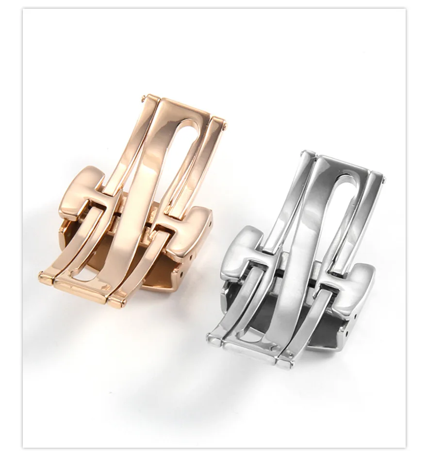 18mm Stainless steel Butterfly folding buckle For Patek Philippe Pp Grenade 5067 5068 Series Watch buckle 5164 5167