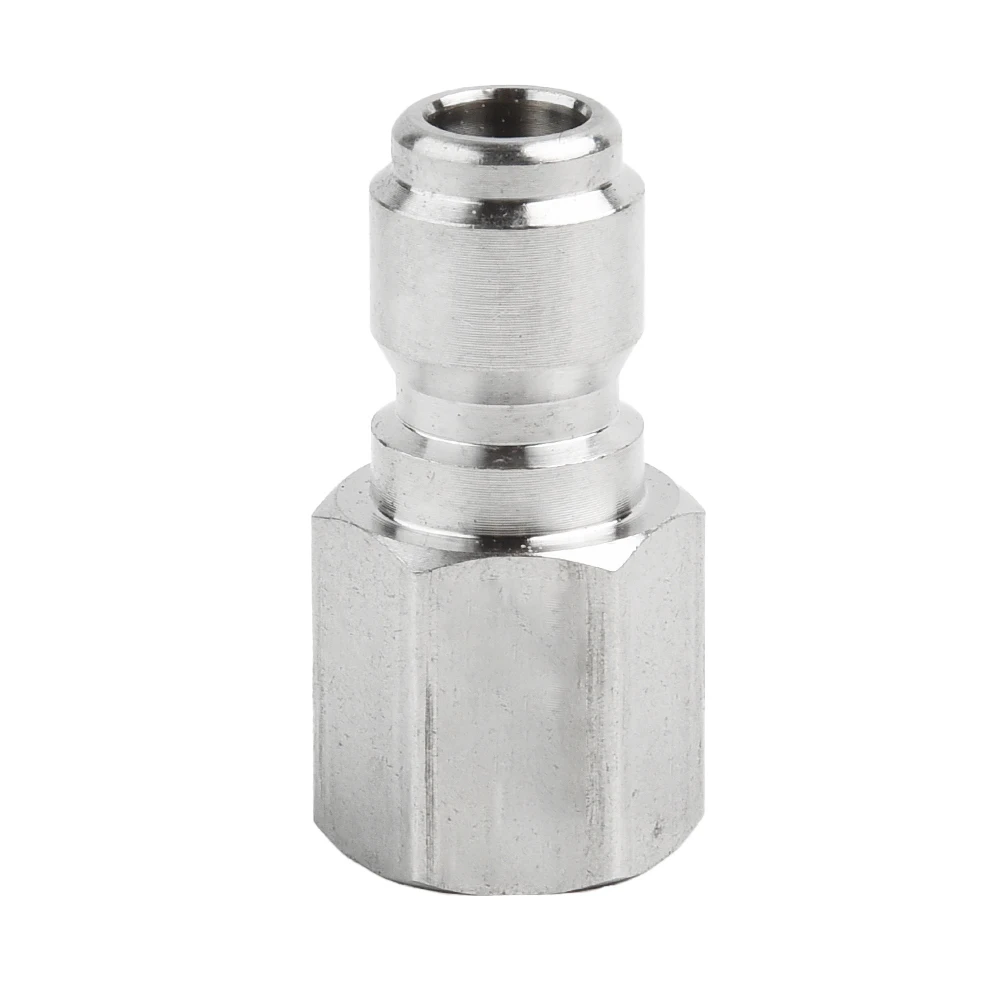 Pressure Washer Quick Connect Adapter Brass 14.8mm to 3/8 Coupling for Efficient Connection Between Washer and Water Hose