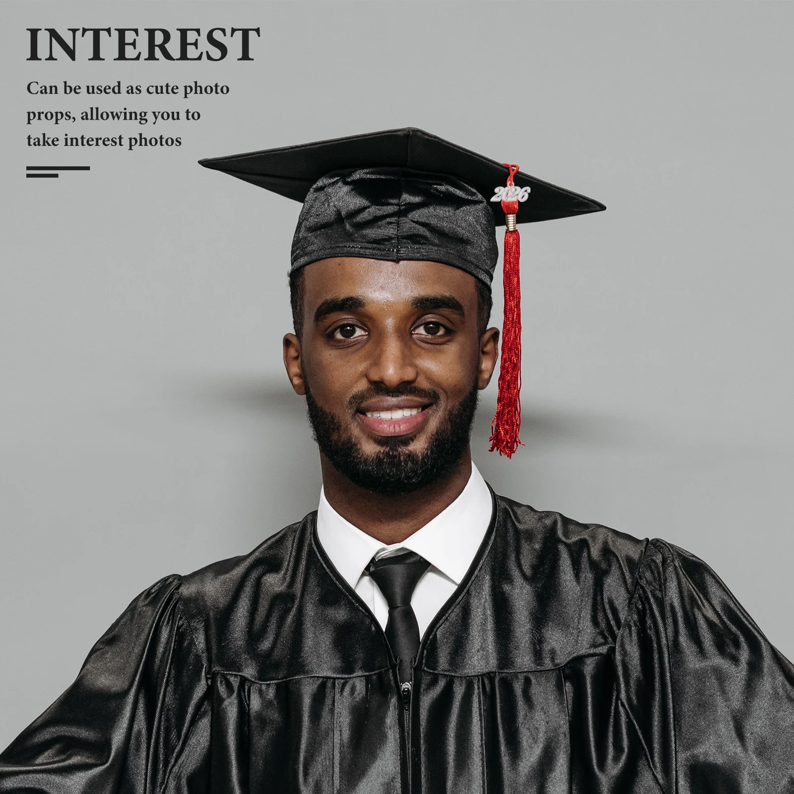 

50Pcs 2026 Number Pendant Alloy DIY Charms for Graduation Ceremony Decor Photo Props Tassel Pendant 2026 Grad Cap Accessories