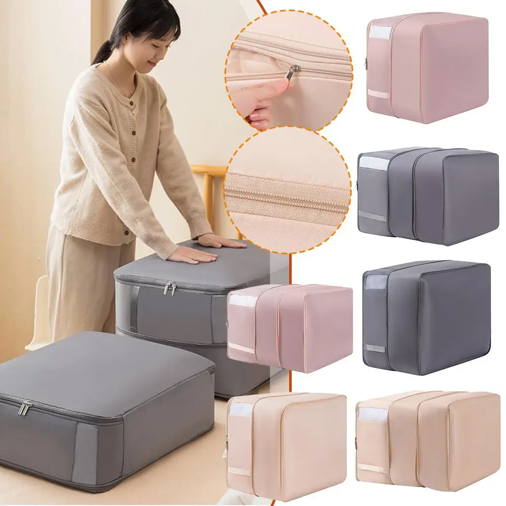 

Custom Self Compression Fabric Storage Bag Portable Organizing Large Bag Quilt Jacket Travel Capacity Bag Silk Foldable Qui I9P8