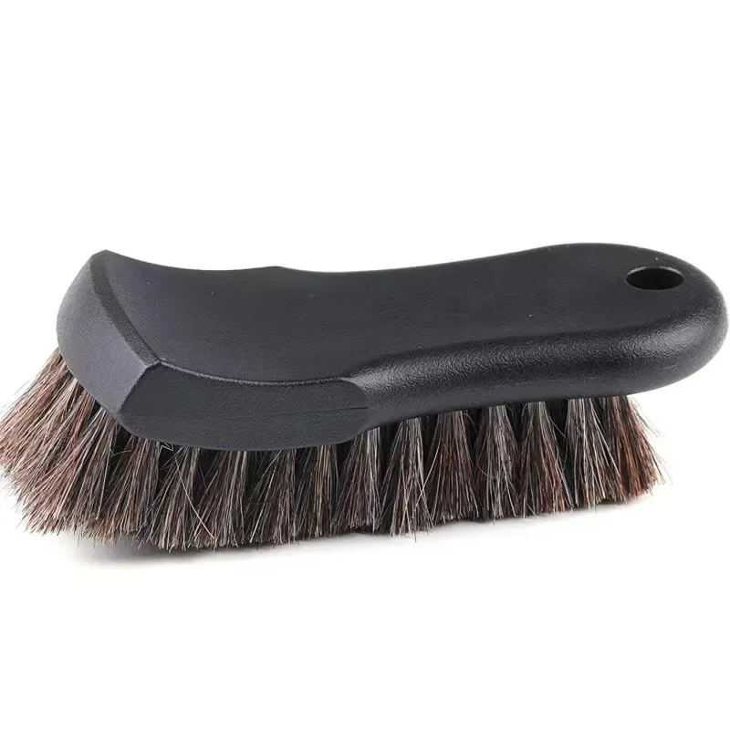 

Car Polishing Brush Auto Cleaning Horsehair Leather Textile Cleaning Brush for Car Interior Furniture Washing