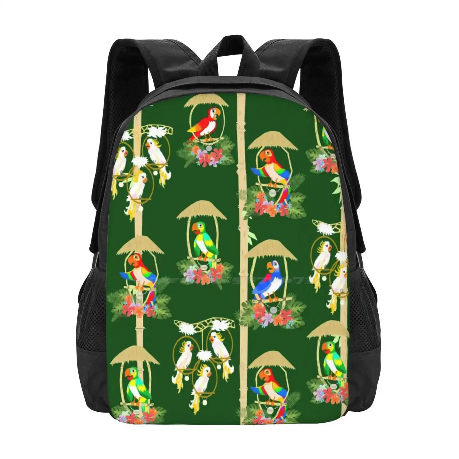 

Tiki Room Birds Hot Sale Schoolbag Backpack Fashion Bags Tiki Room Enchanted Tropical Serenade Attraction Tropical Hideaway