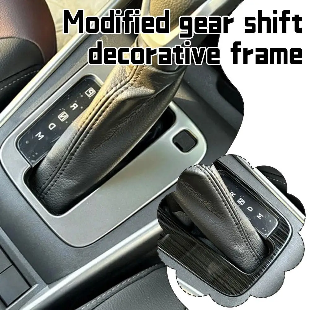 

High-end For 25 Fronx Modified Gear Shift Frame Gear Shift Decoration Frame Interior Decor Bright Frame Accessories V7d4