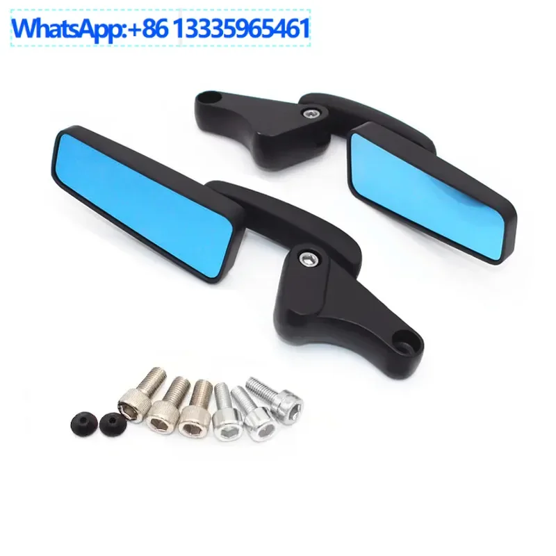 

4PCS motorcycle rearview mirror personalized modification universal retro reversing auxiliaryelectric vehicle scooter reflector