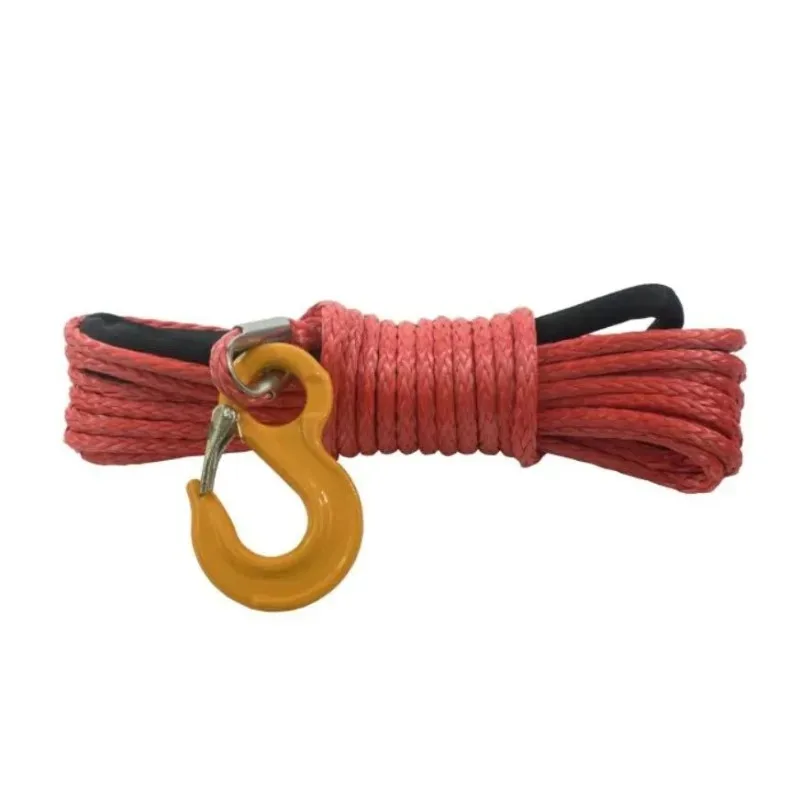 

4 5 6 7 8 9 10 11 12 13 14 15 16 17 18 Mm Off Road ATV Motorcycle Truck Car SUV Jeep Synthetic Winch Rope with Hook
