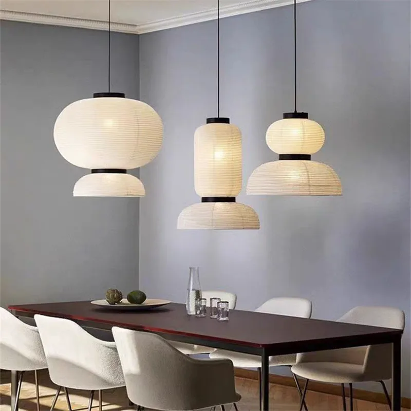 

Noguchi pendant lamp Wabi Sabi paper lantern light for Dining Room Dining Room Bedroom Restaurant Japan Style Hanging lamp