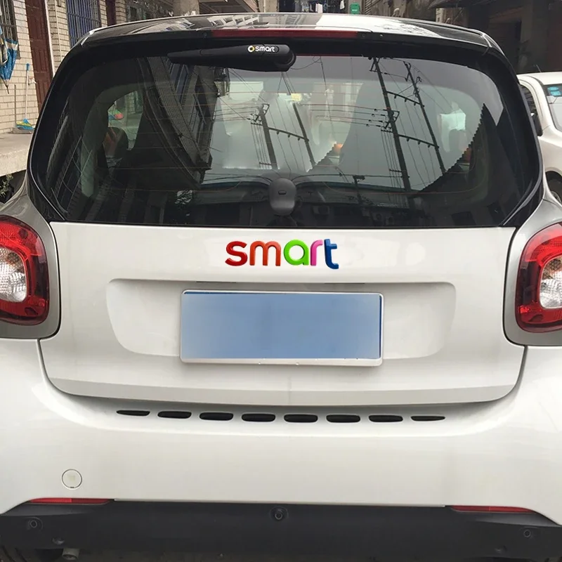 금속 자동차 후면 전면 후드 엠블럼 스티커, 스마트 Forspeed Forjeremy Escooter Roadster Prix Fortwo Forfour 자동차 장식, 2 개