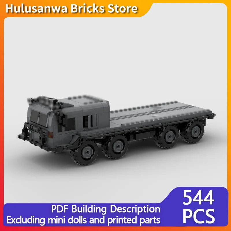 

Модель военного грузовика MOC, конструктор из строительных блоков, военная техника, модульная технология, подарки, праздничный набор для сборки, детские игрушки