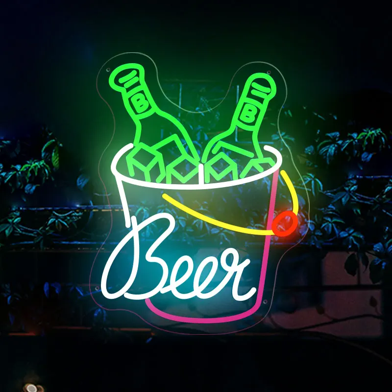 

Bar Neon Signs Led Neon Signs Restaurant Beer Bar Pub Restaurant Cocktails Decor Wall Decor Led Neon Light Support Custom