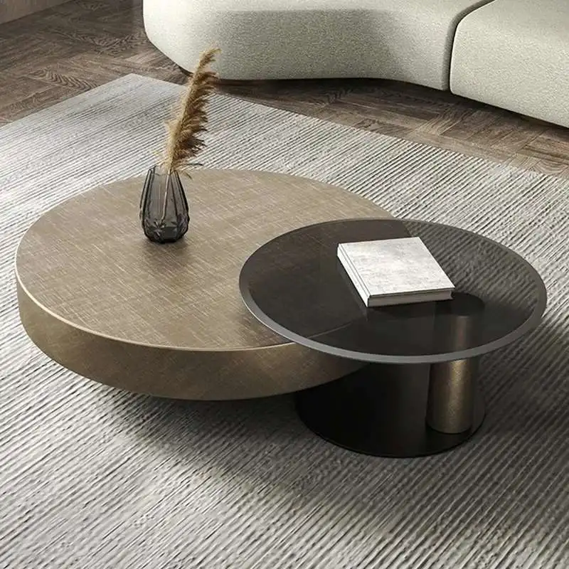 

Round Luxury Coffee Tables Metal Minimalist Living Room Modern Coffee Tables Design Nordic Tavolino Da Salotto Home Furniture