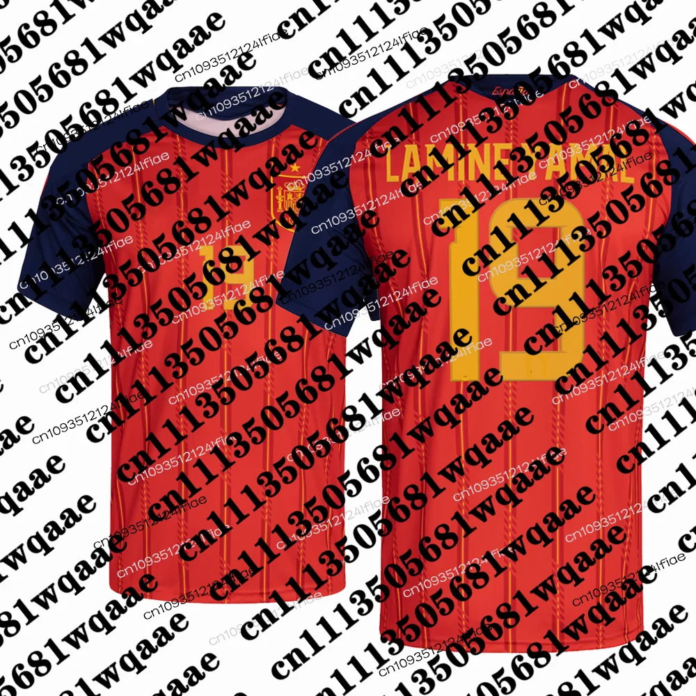 Camiseta de Fútbol para Hombre, Estilo Español, Secado Rápido, Nueva Llegada 2026 Camiseta de Fútbol Especial 19, Apta para Uso en Exteriores