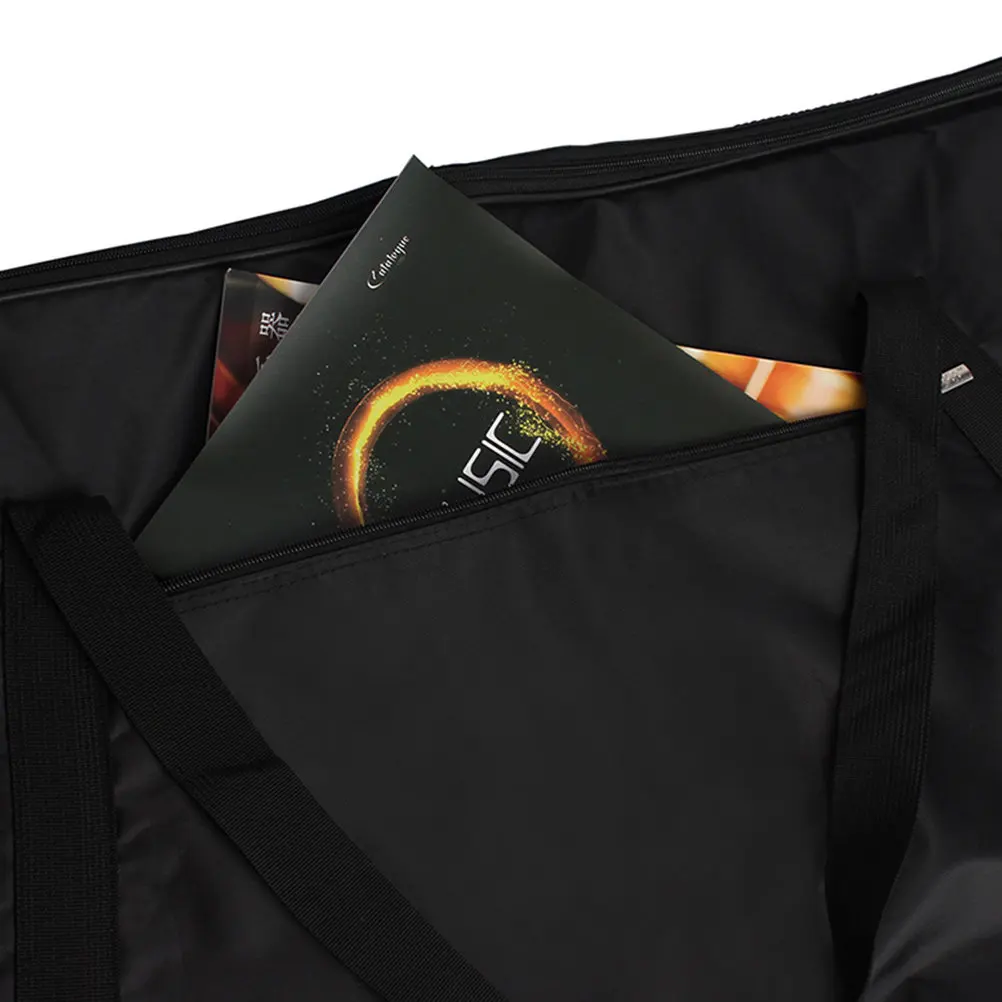 

76-Key Electronic Keyboard Bag Heavy-Duty Oxford Fabric Light Compact Protective Outdoor Travel Storage Pouch for Electronic