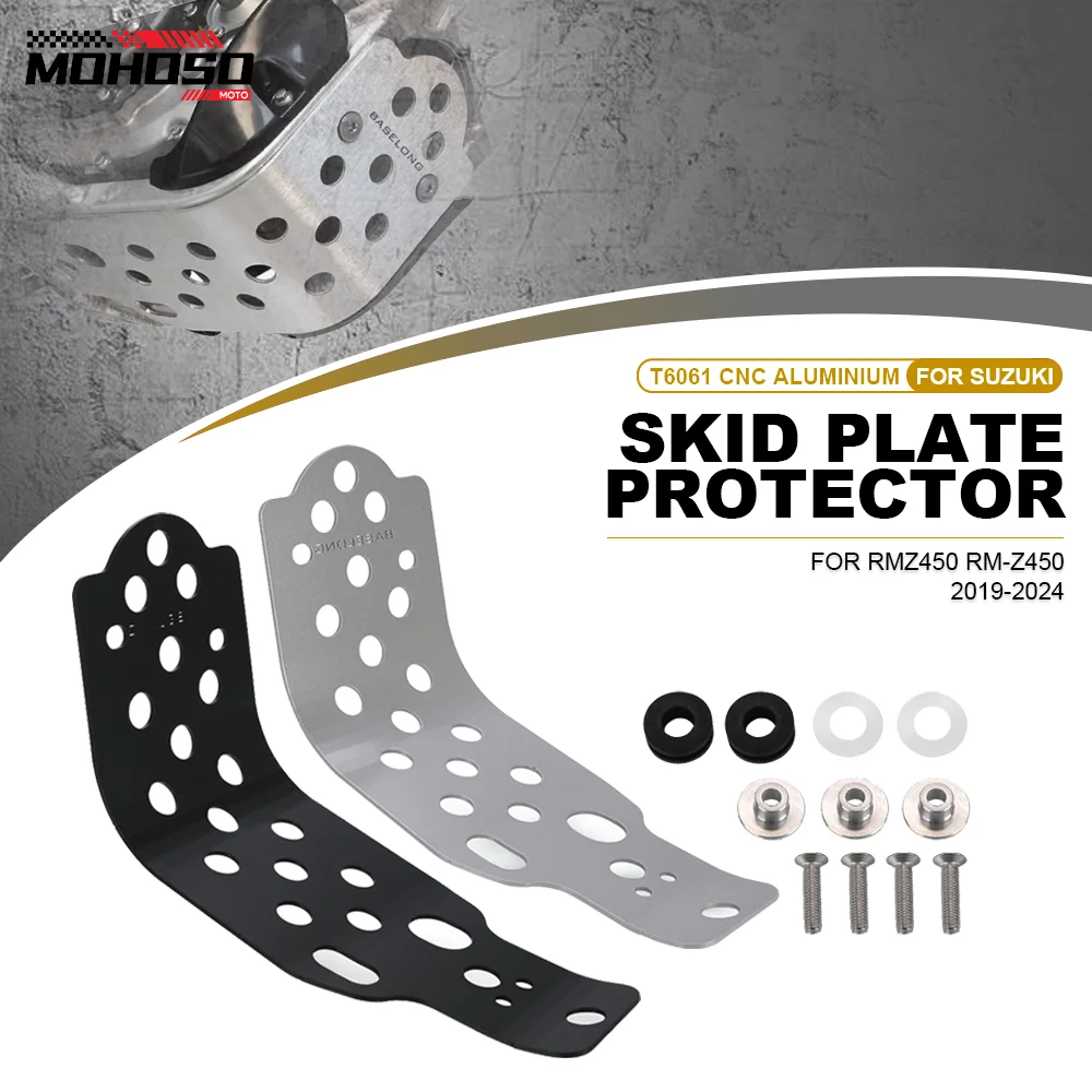 

Skid Plate Bash Frame Guard Engine Cover For Suzuki RMZ450 RMZ 450 2018 2019 2020 2021 2022 2023 2024 Motorcycle Protection Part