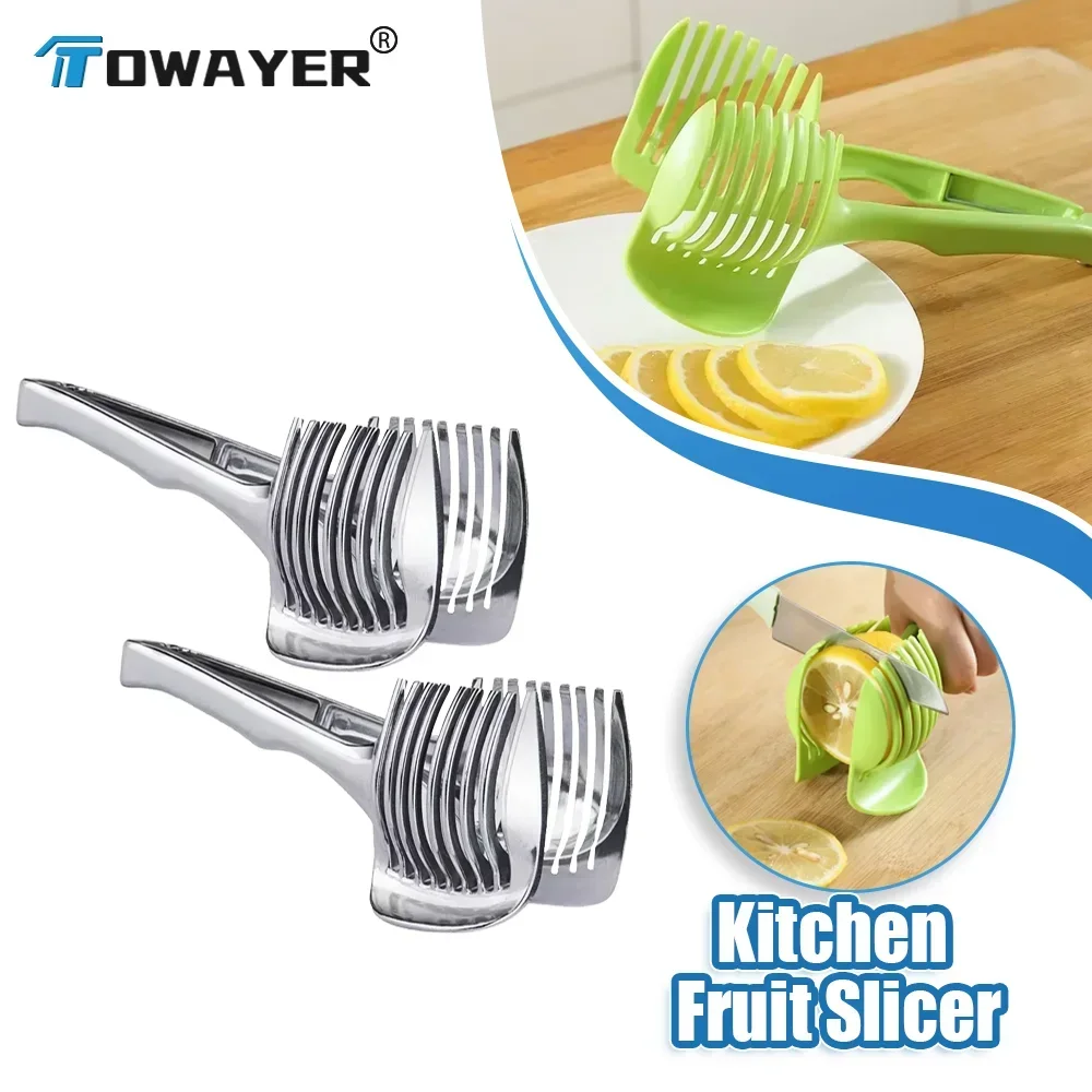 

Kitchen Lemon Slicer Handheld Fruit Slicer Kitchen Utensils Knife Accessories Multifunctional Quick Slicing Machine