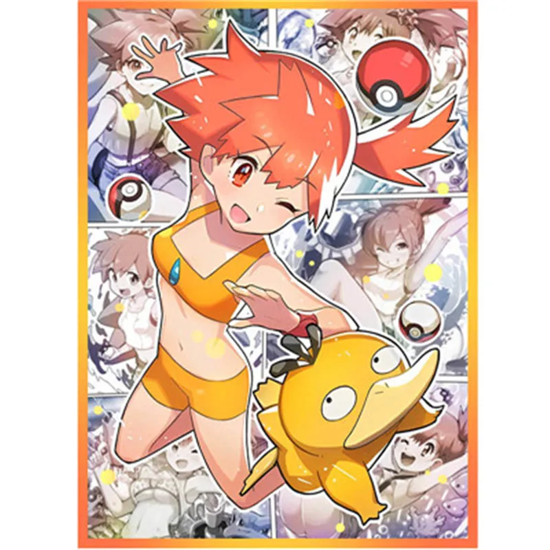 Pokemon Marnie Misty Steven Stone Cynthia Dawn Elesa Card Film Anime Classics Game Collection Cards Protective Case Toy Gift