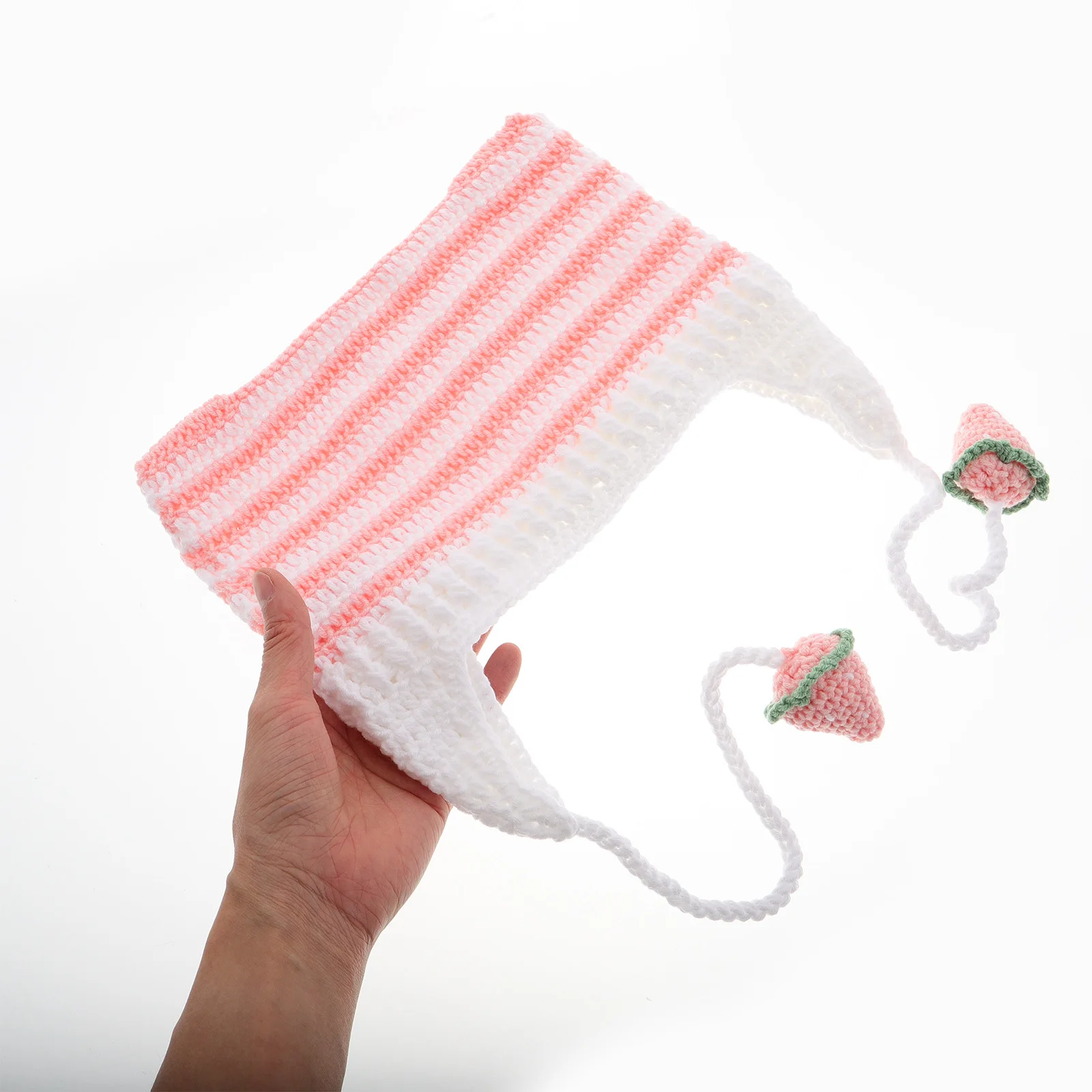 

Cat Ears Beanie Cute Hat for Women Yarn Knitted Crochet Hats Acrylic Cold Weather and