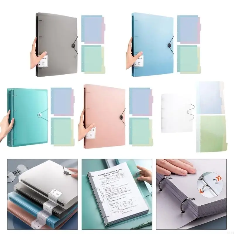 Letter Size File Folder Presentation Binder Hold up 220Sheets Document Folder 