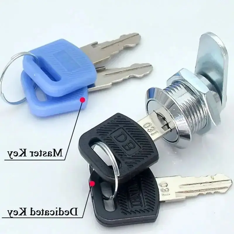 

30PCS Master Key System Letterbox Mailbox Lock Metal File Cabinet Cam Locks Home Office Desk Drawer Cabinet Locks Milk Box Lock