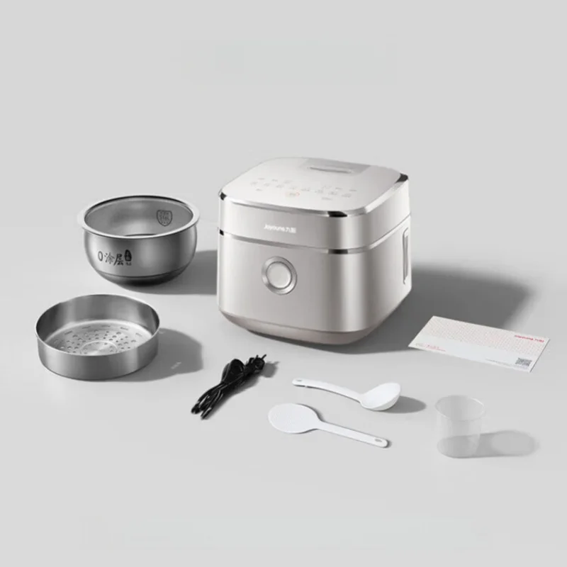 Joyoung طلاء التيتانيوم الحرة جهاز طهي الأرز 4L الأشعة تحت الحمراء البعيدة IH طباخ الفولاذ المقاوم للصدأ وعاء داخلي 0 طلاء صانع الأرز الصحي 220 فولت