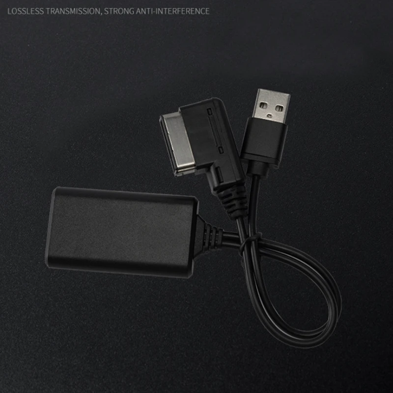 Carro 2-em-1 cabo bluetooth com música de carro usb bluetooth aux cabo de áudio cabo de carregamento de carro para ami mmi 2g substituição