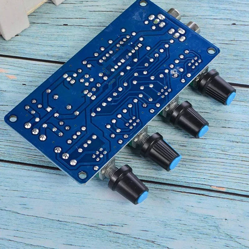 Amplifier NE5532 Preamp Preamplifier Volume Tone Control Finished Board Treble Midrange Bass EQ DIY Dual AC 12V -18V