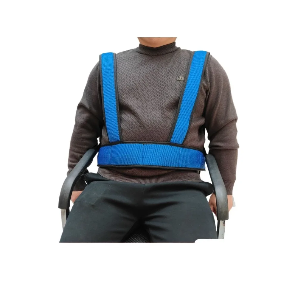 Wheelchair Protection, Safety Belt Portable Fixed Restraint Belt Support Belt Elderly Disabled Patients Wheelchair Home Use
