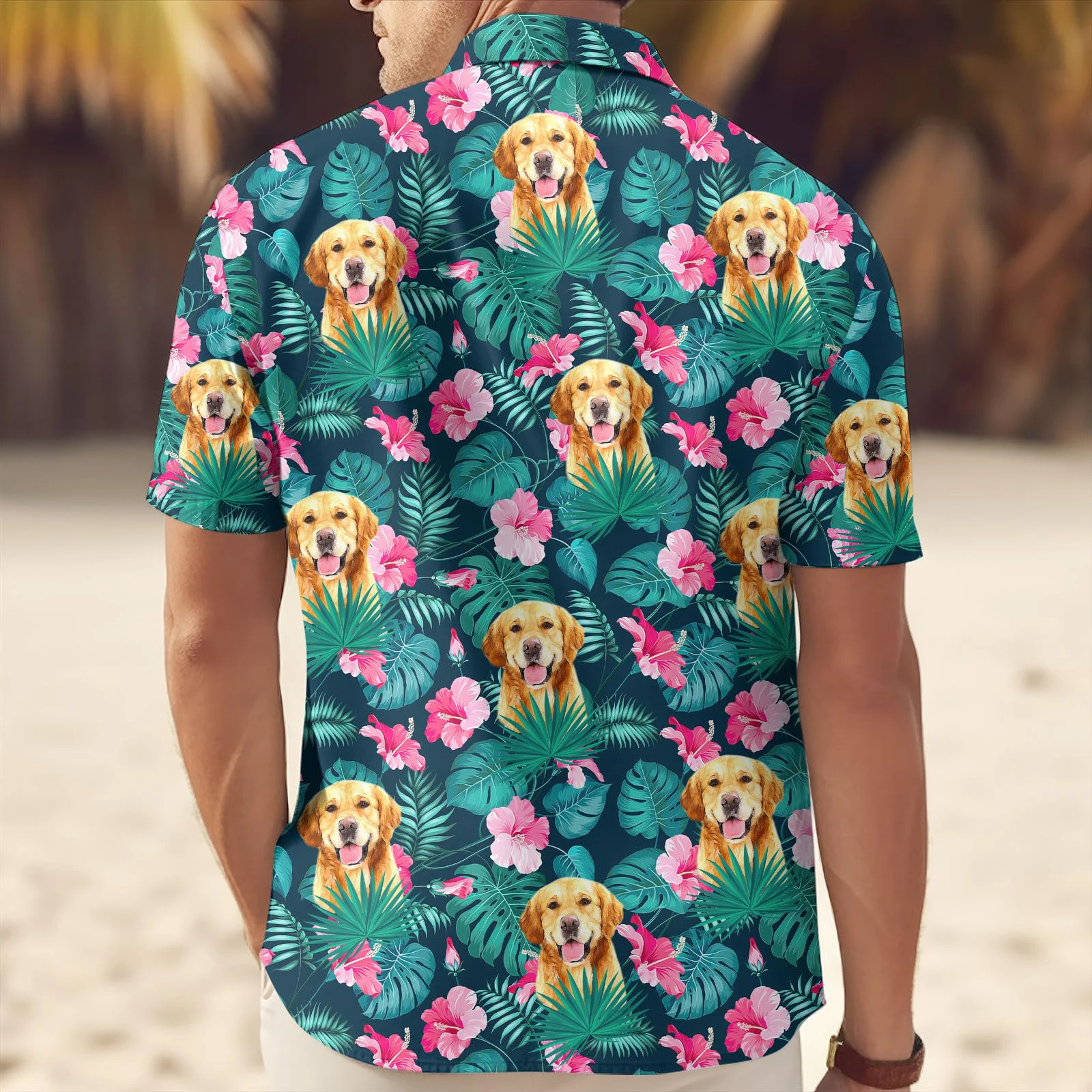 Chemise graphique florale de chien pour hommes, vêtements College en 3D, chemises d'animaux drôles, vêtements de plage décontractés, Y2K, Y-Revers