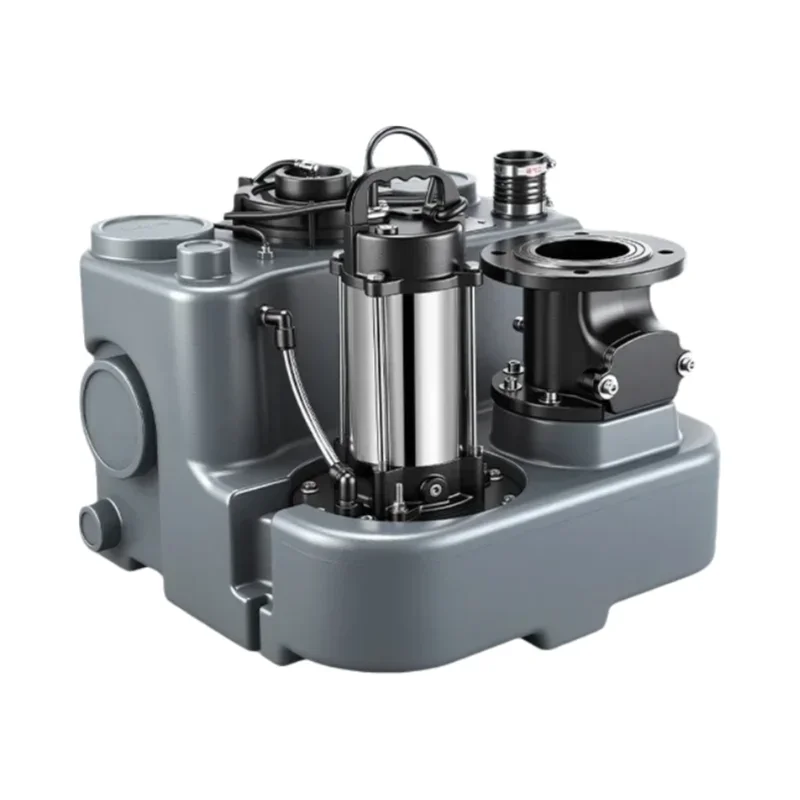 Villa Basement Sewage Lift Pump Station Bathroom Kitchen Laundry Bar Fully Automatic Wastewater Lifting Unit