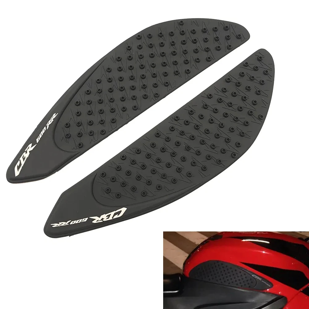 

Motorcycle Fuel Tank Pads Sticker Side Gas Knee Grip Protector Traction Decals For Honda CBR600RR CBR 600RR CBR 600 RR 2007-2012