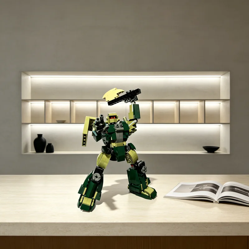 

430 деталей MOC AMOC Zaku II Creator 3 в 1: Набор строительных блоков для творчества, коллекционный декор, подарок для детей и взрослых, для дома и офиса