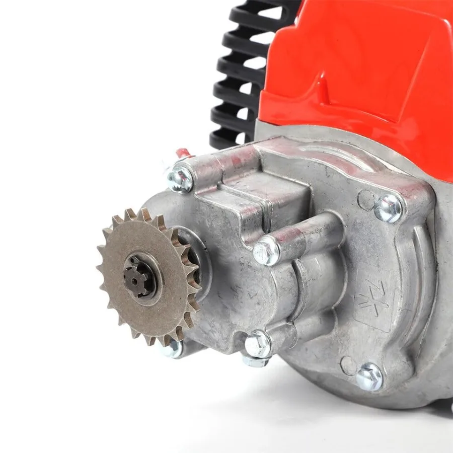 محرك محرك ثنائي الأشواط 49CC محرك صغير مع اسطوانة واحدة وبداية سحب يدوية لسكوتر البنزين عربات التي تجرها الدواب الجيب الصغيرة #5