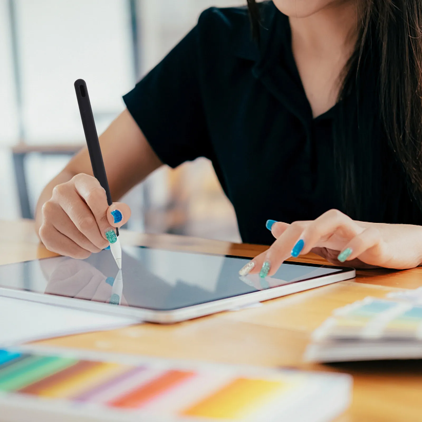 

Чехол для стилуса из силикона, защитный чехол для стилуса, совместимый с Apple Pencil, удобный, мягкий силикон, защита на 360 градусов